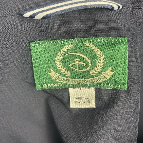 Disney Golf Collection Windbreaker Jacket Adult XXL Blue Full Zip Lightweight - Picture 8 of 9